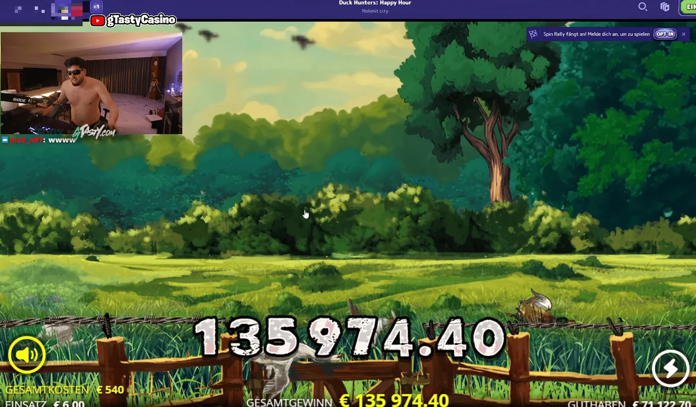 135.000 &euro; Slot-Gewinn live im Stream von gTasty